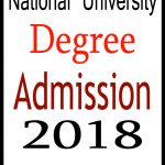Degree Admission 2018